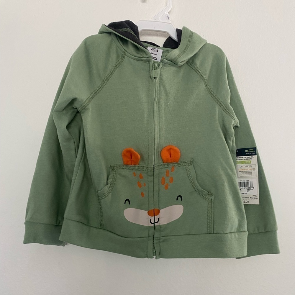 Gerber Baby Hoodie Sweater Set • 24 Months
